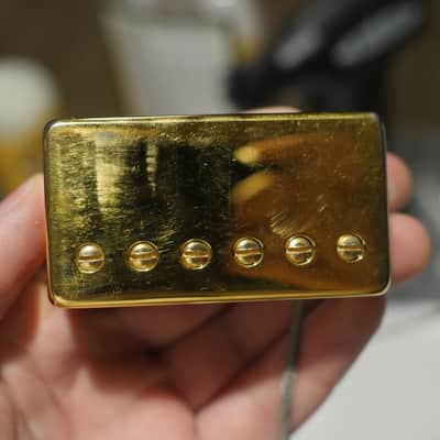 Late 1980s Early 1990s Gibson Original 490R 490T Series Pickups Gold image 3