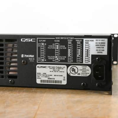 QSC CX502 2-Channel Power Amplifier CG012F6 image 5