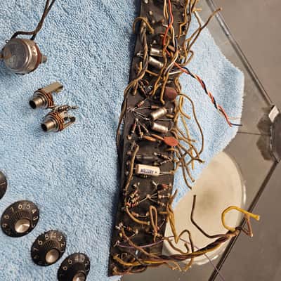 Bulk Lot Blackface Fender Components 1960's image 12