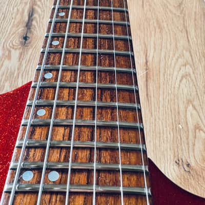 Hamer USA Centaura 1991 – Candy Apple Red / Sparkle Nitro Finish – Custom Shop Quality image 4