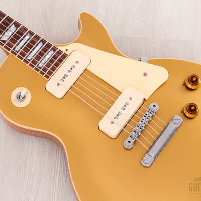 1988 Gibson Les Paul Standard Showcase Edition Goldtop Pre-Historic 1956 Spec w/ Case, Tags image 8