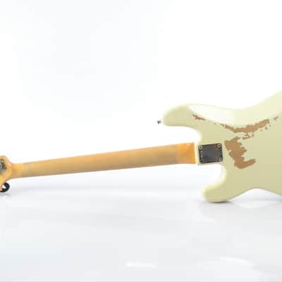 Fender 1962 Precision Bass Relic Olympic White Justin Meldal-Johnsen #32892 image 11