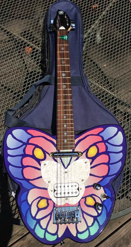 Daisy Rock Butterfly Electric Guitar - Short Scale Girl Guitar