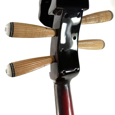 Awesomesauce electrified Yueqin electric noise instrument The Electric Moon Lute 2025 - Wood image 6