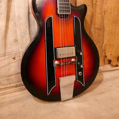 Airline Single Pickup Solidbody 1960 Redburst image 6