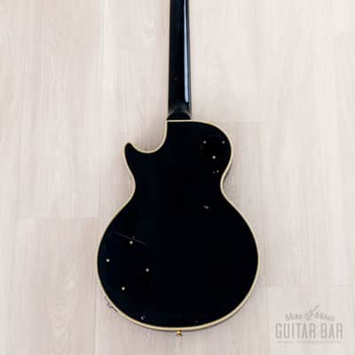 1996 Orville Les Paul Custom Gibson-Licensed '57 Spec Black Beauty w/ Mahogany Top, Japan Fujigen image 3