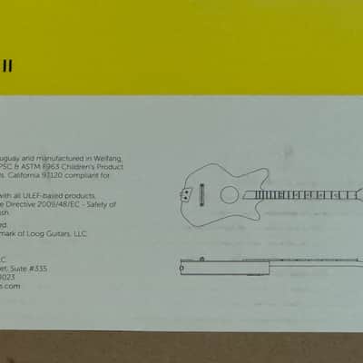 Loog LG02 Acoustic Loog II 3-String Mini Guitar 2010s - Natural image 3