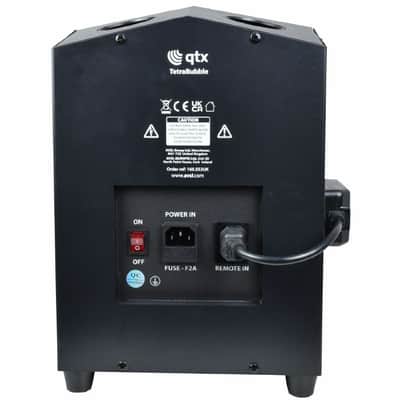 QTX Tetra Bubble High Output 4-Wheel Bubble Machine image 3