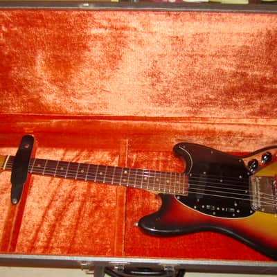 Vintage Original 1976 Fender Mustang - Sunburst Clean with Original Case image 9