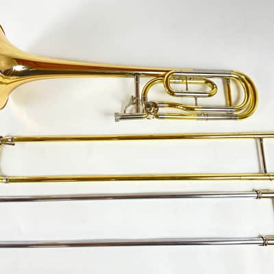 Used Yamaha YSL-820GII Bb/F Tenor Trombone (SN: 496287) image 3