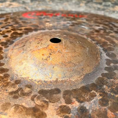 TURK OF DOOM Dark Complex Bosphorus RAW 18” THIN CRASH RIDE ONLY 1340 g Spectacular Unlathed image 6