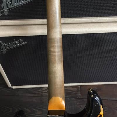 Fender Stratocaster Black over Sunburst Customshop image 6