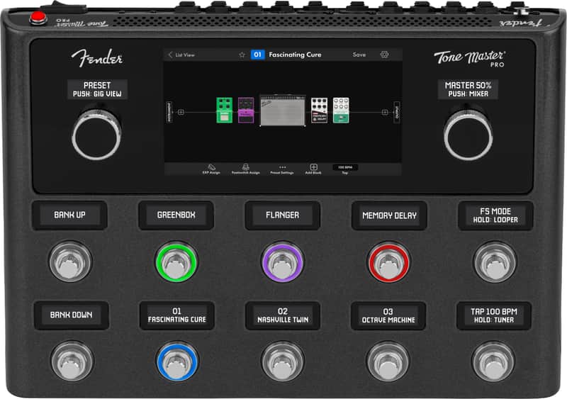 Fender Tone Master Pro Multi-Effects Guitar Workstation, 100+ Amps, 6000+ IR                       > image 1