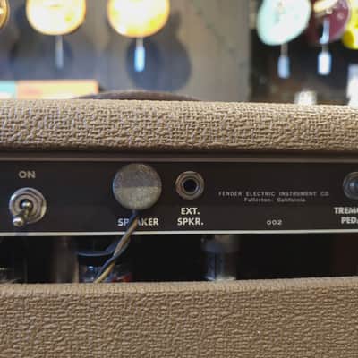 Used Fender Brown Princeton Amp 6G2 1962 w/Non Original Cover image 6