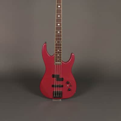 Kramer Forum IV 4 String Bass Japan 1980's Magenta image 1