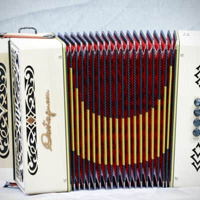 Castagnari Niko G/C Diatonic Accordion, MM, Black Buttons, Maple Wood, Made in Italy image 7