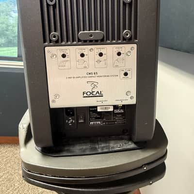 Focal CMS65 6.5" Powered Monitor (Pair) 2010s - With Ultimate Support Stands image 5
