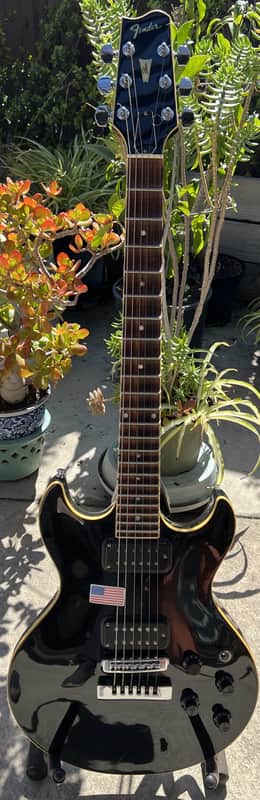 Fender Flame Standard 1986 - 1987 - Black image 1