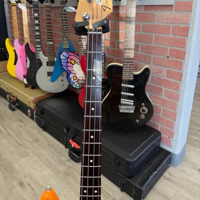 2017 Fender Player Jaguar Bass Capri Orange image 9