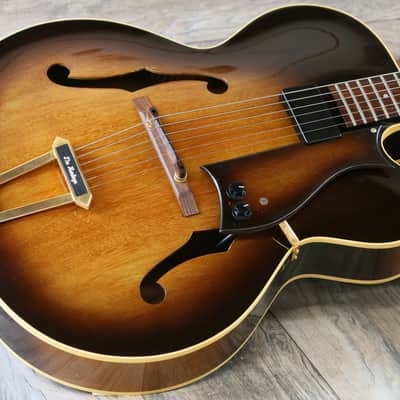 Vintage! 1986 Heritage Eagle Archtop Jazzbox Sunburst + Hard-Case image 2