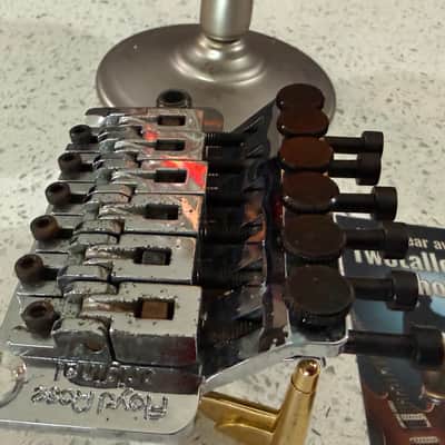 Floyd Rose Original Double Locking Tremolo Bridge Made in Germany Chrome w/ Arm image 8