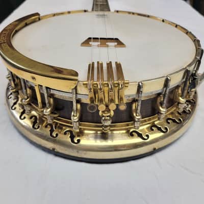 B&D Silver Bell, Model 3, Plectrum Banjo, circa 1926, with original case image 4