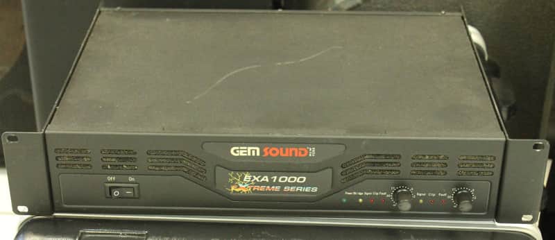 Gem Sound EXA 1000 160 watt power amp image 1