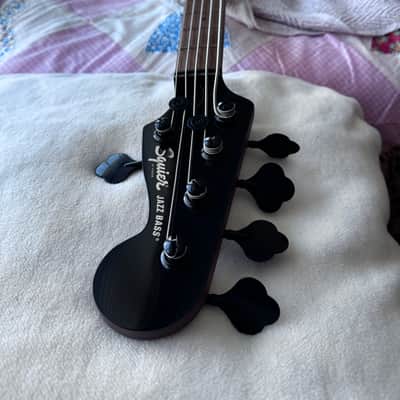 Squier Contemporary Active Jazz Bass V HH - Gunmetal Metallic image 7