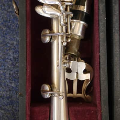 Victory Metal Clarinet, Silver, Vintage image 3