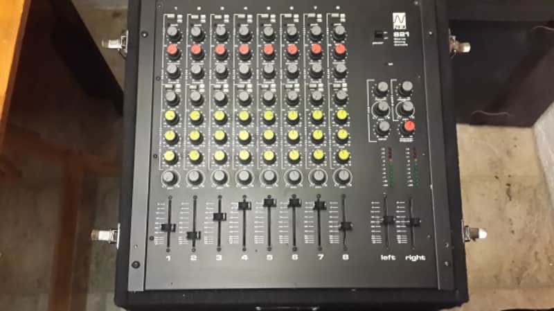 Neptune Vintage N.E.I. Neptune 821 Mixing Board #22931 80s black
