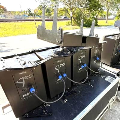 Nexo Geo S830 Passive Speaker W/ Case and Fly Frame #7315 (LOT OF 4) THS image 12