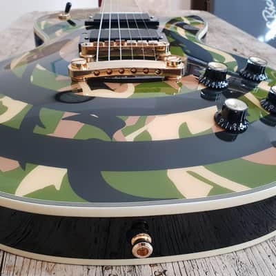Epiphone Zakk Wylde Les Paul Custom 2008 Bullseye Camo image 24