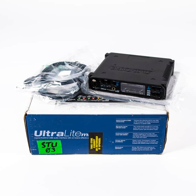 MOTU UltraLite MK3 Interface Owned by Dave Mustaine image 1