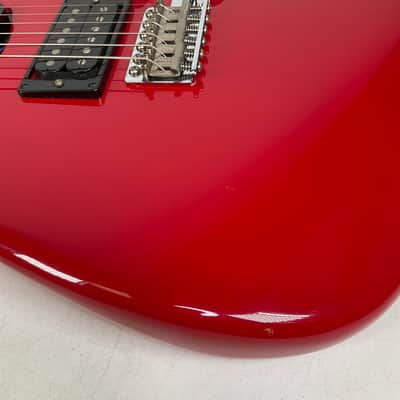 Vintage 1986 Squier Contemporary Fender Stratocaster Electric Guitar Red Japan image 8