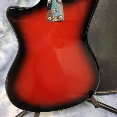 Vintage RARE 1962 Teisco Gen Gakki Audition Gold Foil Pickup Electric Guitar Pro Setup New Strings Original Soft Shell Case 1962 image 9