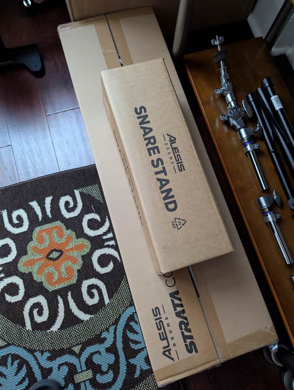 Alesis Strata CORE Black Drum Rack with Snare Stand - NIB image 1