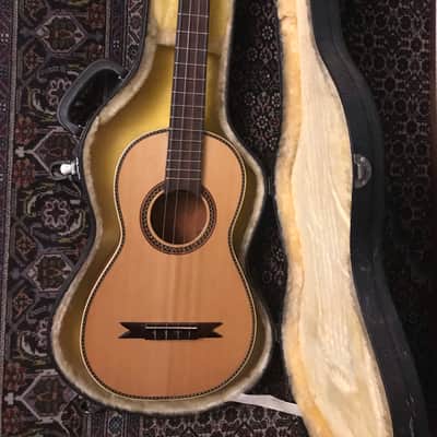 Requinto Jarocho 4-String veracruz guitar,  spruce top mahongany w/ hard shell case, Candelas / Degado ?, Guitarra de son image 2
