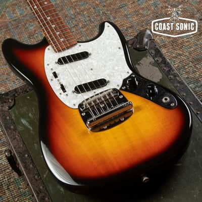 1995 Fender '69 Vintage Reissue Mustang MG69 Sunburst Made in Japan MIJ Fujigen image 6