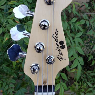 Pairadice Musician’s Supply Co. Black PJ Bass Guitar image 6