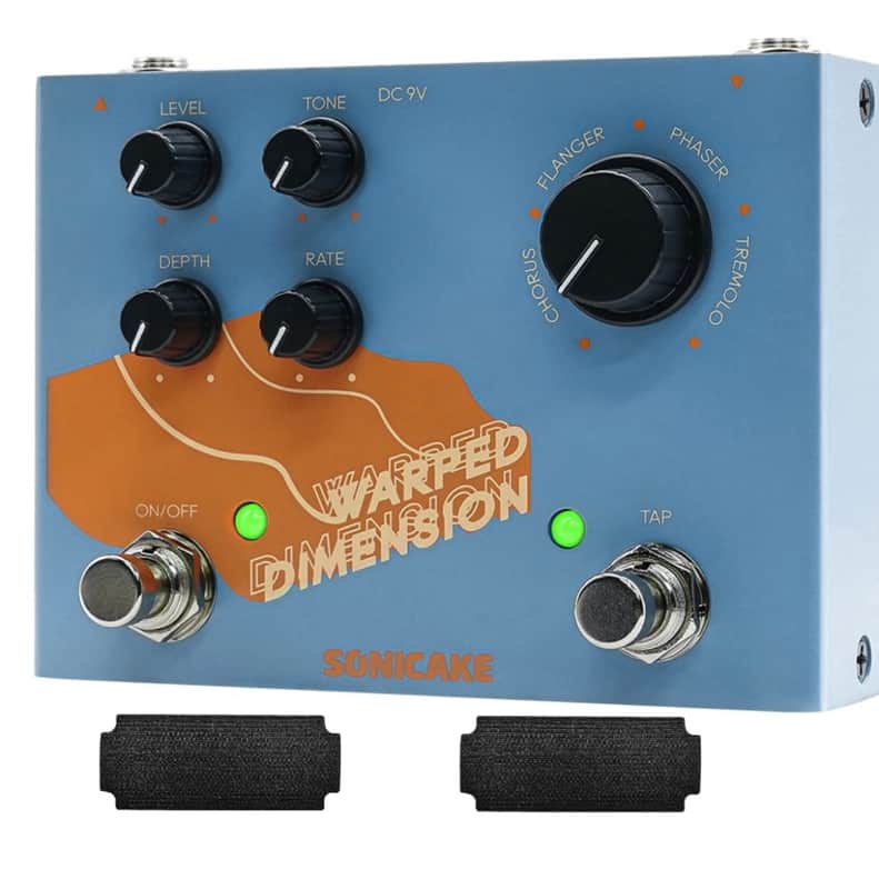 New SONICAKE Warped Dimension Digital Modulation Guitar Effects Pedal 4 Modes Pedals image 1