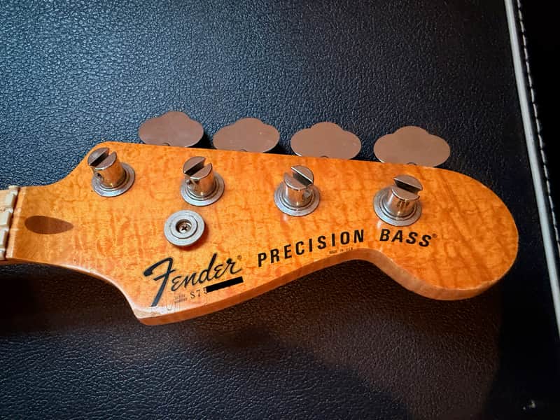 Fender Precision Bass Rare A Width Neck 1977 - Flame Maple image 1