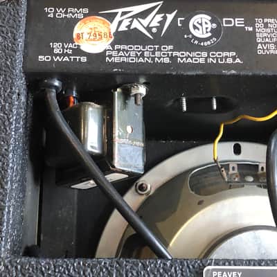 Peavey Decade 10-Watt 1x8" Guitar Combo 1980s - Black image 5