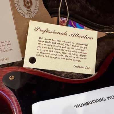 Gibson 1958 Custom Shop Les Paul Junior Double Cut in Cherry Red Nitro, P~90 Dog-Ear, New Dealer Trade, VOS, COA, Faux Alligator HSC and Fab SetUp! image 12