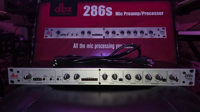 dbx 286s Microphone Preamp Processor 2010s - Silver image 1