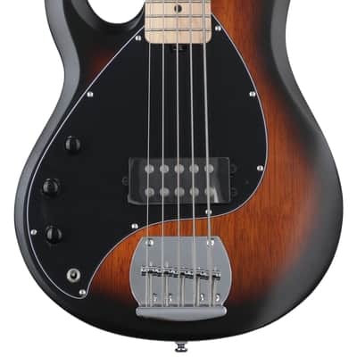 Sterling By Music Man StingRay RAY5LH Bass Guitar Left-handed - Vintage Sunburst image 2