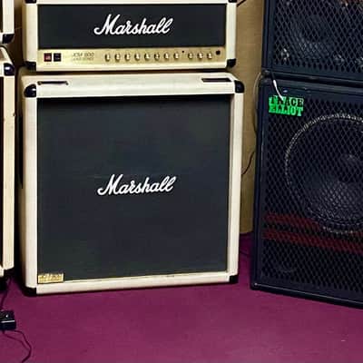 Marshall JCM 800 2205 1989 Half Stack - White Tolax image 1