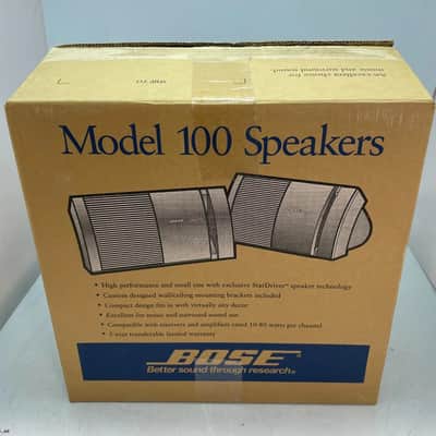 Bose Model 100 Speakers TESTED WORKS W/ OG BOX MANUAL AND MOUNTING BRACKET The Audio Nerd The Audio Nerd (14089) image 8