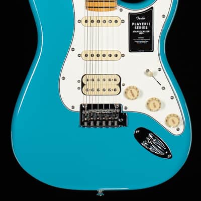 Fender Player II Stratocaster HSS Maple Fingerboard Aquatone Blue (750) image 3