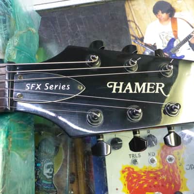Hamer SFX Series 2nd Used Electric Guitar : Leveled, Crowned & Dressed Frets 2003 - Plum Metallic image 8