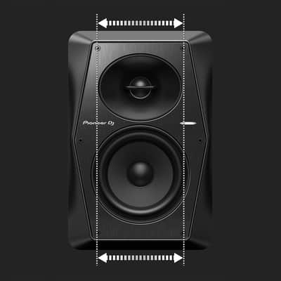 Pioneer DJ VM-70 6.5-inch Active Monitor Speaker - Black image 3